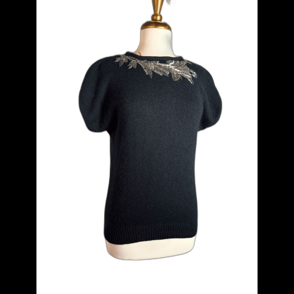 Le Chois Sweaters Size M Vintage 80's Showstopper Pullover Top